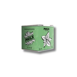 Tè verde biologico di Phil's con mela svizzera" Scatola di tè freddo